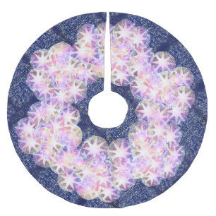 Jupon De Sapin En Polyester Brossé Iridescence Lavande Rose Compass pierre de taille