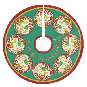 Jupon De Sapin En Polyester Brossé Jupe 2017 d'arbre de licorne de Holidaze de vison