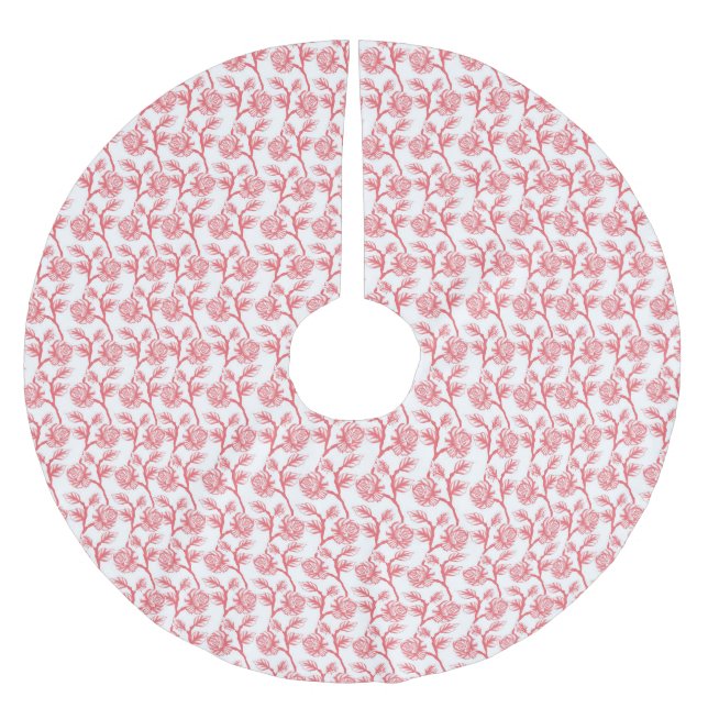 Jupon De Sapin En Polyester Brossé Jupe arborescente (Devant)