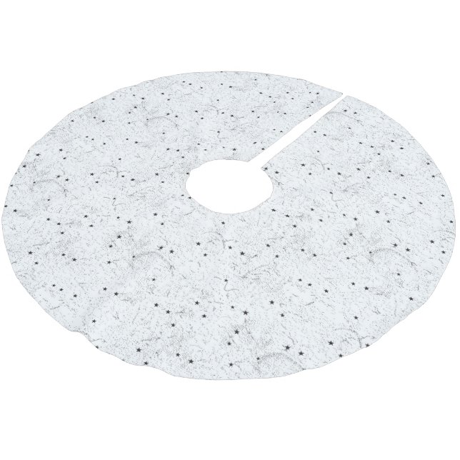 Jupon De Sapin En Polyester Brossé Jupe arborescente (Angle)