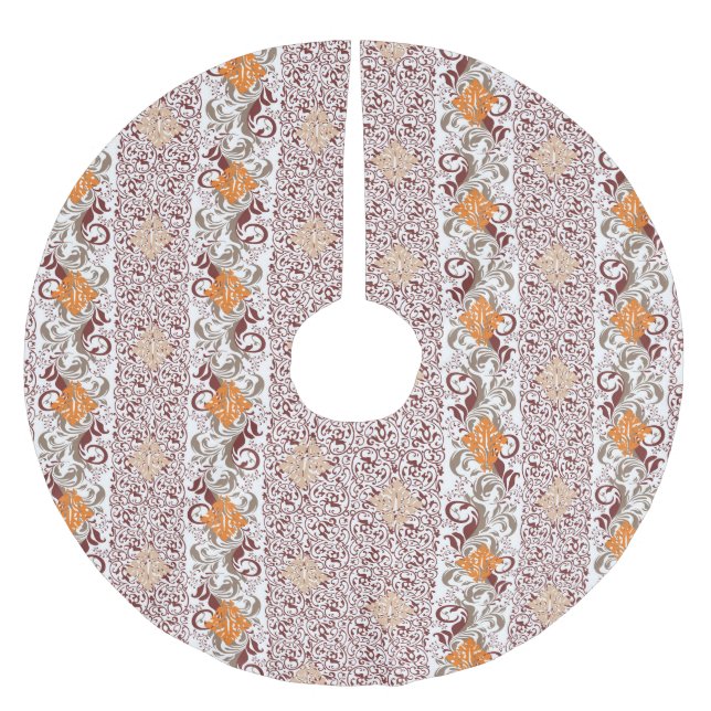 Jupon De Sapin En Polyester Brossé Jupe arborescente (Devant)