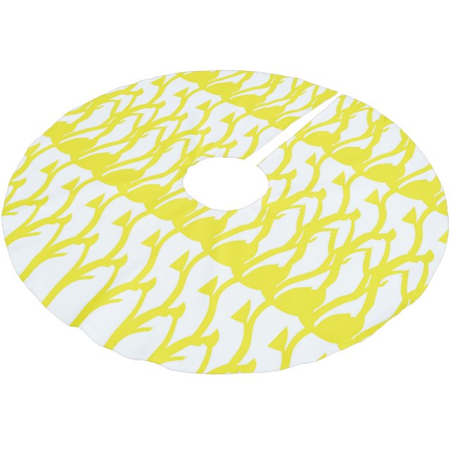 Jupon De Sapin En Polyester Brossé Jupe arborescente (Angle)