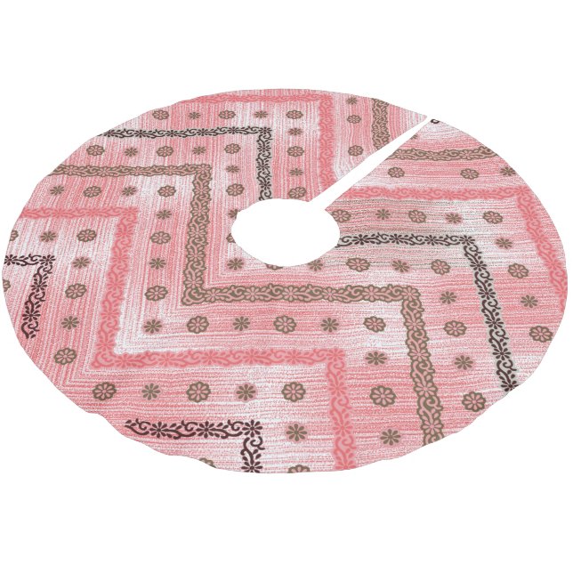 Jupon De Sapin En Polyester Brossé Jupe arborescente (Angle)