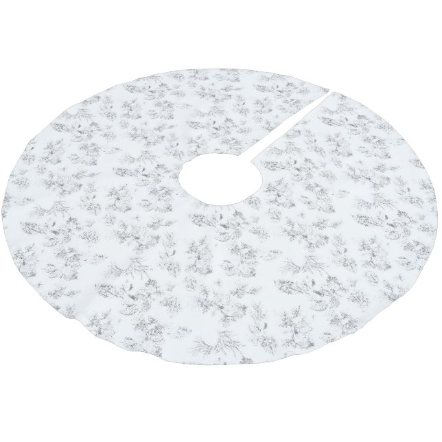 Jupon De Sapin En Polyester Brossé Jupe arborescente (Angle)