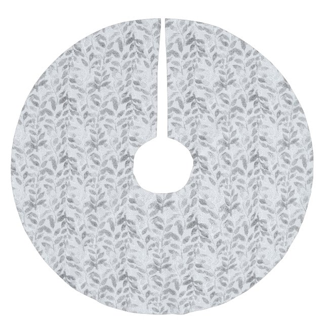 Jupon De Sapin En Polyester Brossé Jupe arborescente (Devant)