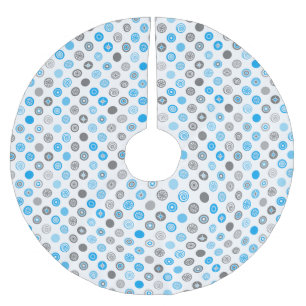 Jupon De Sapin En Polyester Brossé Jupe d'arbre à pointes d'hiver