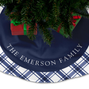 Jupon De Sapin En Polyester Brossé Jupe d'arbre bleue