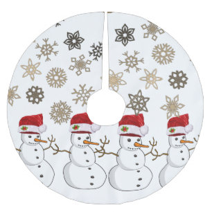 Jupon De Sapin En Polyester Brossé Jupe d'arbre de Noël