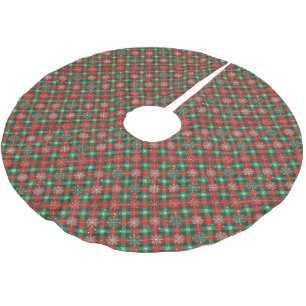 Jupon De Sapin En Polyester Brossé Jupe d'arbre de Noël
