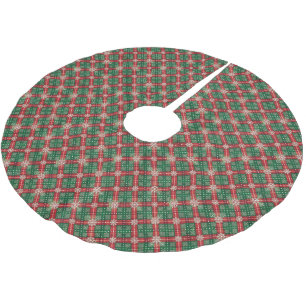 Jupon De Sapin En Polyester Brossé Jupe d'arbre de Noël