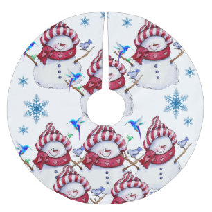 Jupon De Sapin En Polyester Brossé Jupe d'arbre de Noël