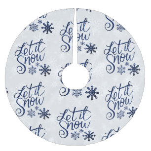 Jupon De Sapin En Polyester Brossé Jupe d'arbre de Noël #1