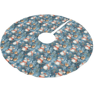 Jupon De Sapin En Polyester Brossé Jupe d'arbre de souris de Noël