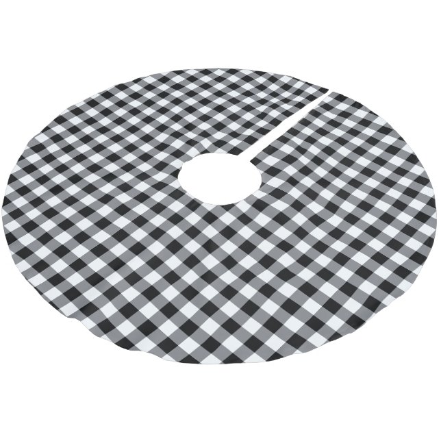 Jupon De Sapin En Polyester Brossé Jupe d'arbre de vacances (Angle)