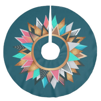 Jupon De Sapin En Polyester Brossé Jupe d'arbre inspirée de la Bohême