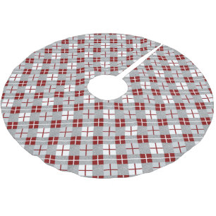 Jupon De Sapin En Polyester Brossé Jupe d'arbre Motif de Noël