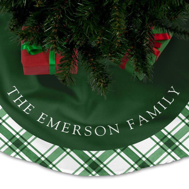 Jupon De Sapin En Polyester Brossé Jupe d'arbre vert (Green Tree Skirt
)