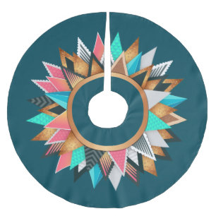 Jupon De Sapin En Polyester Brossé Jupe De Bohème-Inspirée d'arbre