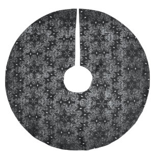 Jupon De Sapin En Polyester Brossé Jupe de dentelle noire