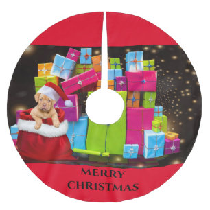 Jupon De Sapin En Polyester Brossé Jupe de Noël.