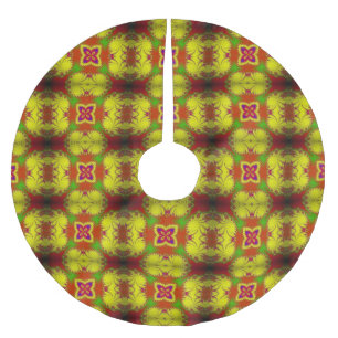 Jupon De Sapin En Polyester Brossé Jupe de Noël numérique papillon