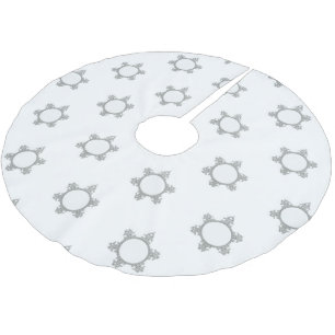 Jupon De Sapin En Polyester Brossé Jupe de Noël par dalDesignNZ