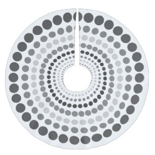 Jupon De Sapin En Polyester Brossé Jupe personnalisée moderne d'arbre