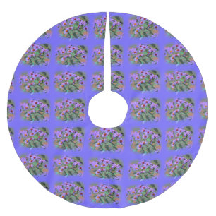 Jupon De Sapin En Polyester Brossé jupe pourpre d'arbre d'asters