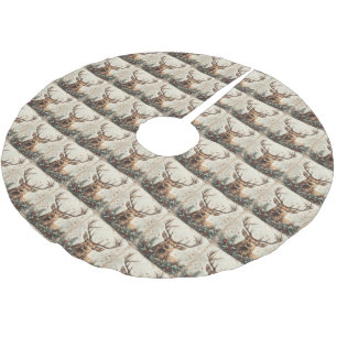Jupon De Sapin En Polyester Brossé Jupe Vintage de Noël