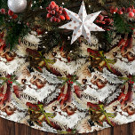 Jupon De Sapin En Polyester Brossé Jupe vintage Santa Claus Red Christmas Tree<br><div class="desc">Découvrez la collection Vintage de jupes de Noël du Père Noël - un complément parfait à votre décor festif de vacances ! Cette couverture d'arbre de Noël caractéristique présente un design vintage et captivant du Père Noël, garanti pour évoquer la nostalgie et les souvenirs chaleureux de Noël passé. Design Vintage...</div>