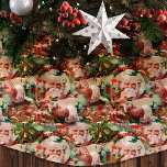 Jupon De Sapin En Polyester Brossé Jupe vintage Santa Claus Red Christmas Tree<br><div class="desc">Découvrez la collection Vintage de jupes de Noël du Père Noël - un complément parfait à votre décor festif de vacances ! Cette couverture d'arbre de Noël caractéristique présente un design vintage et captivant du Père Noël, garanti pour évoquer la nostalgie et les souvenirs chaleureux de Noël passé. Design Vintage...</div>