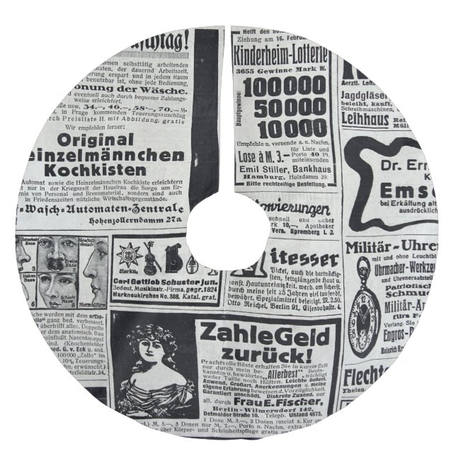 Jupon De Sapin En Polyester Brossé Kiev historique : Illustration d'un journal de 191 (Devant)