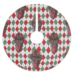 Jupon De Sapin En Polyester Brossé krampus de Noël