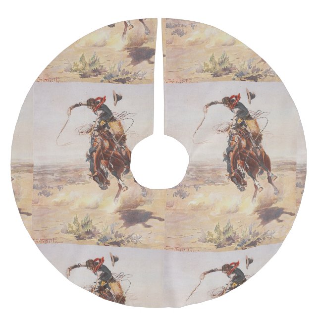 Jupon De Sapin En Polyester Brossé La vie de cowboy de PIÈCE EN T (Devant)