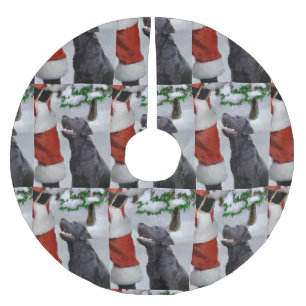 Jupon De Sapin En Polyester Brossé Labrador Retriever Christmas