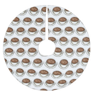 Jupon De Sapin En Polyester Brossé Latte de la Coupe du café Seattle WA Washington