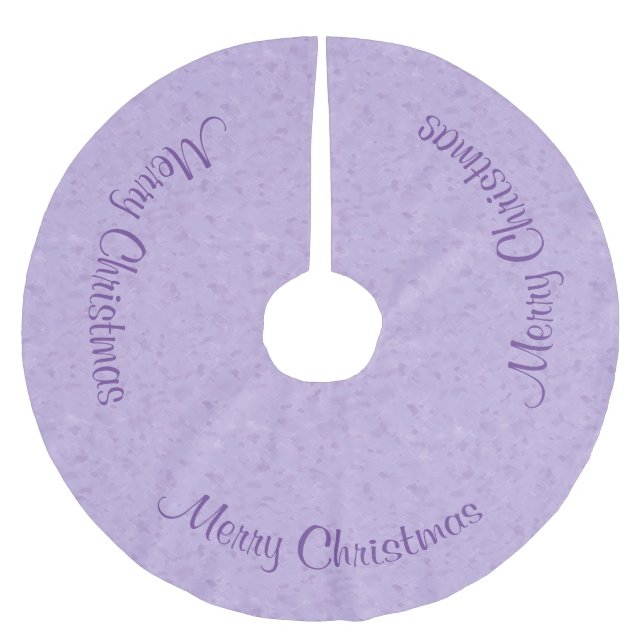 Jupon De Sapin En Polyester Brossé Lavande de base (Devant)