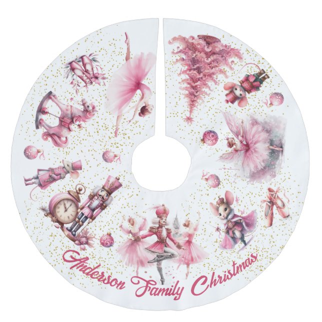 Jupon De Sapin En Polyester Brossé Le Ballet Casse-Noisette (Devant)