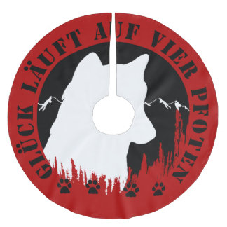 Jupon De Sapin En Polyester Brossé Le bonheur de Husky est à quatre pattes