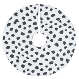 Jupon De Sapin En Polyester Brossé Léopard Texture : Motif Vintage sans joint.