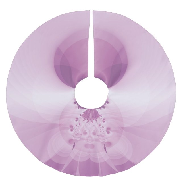 Jupon De Sapin En Polyester Brossé Lever de soleil rose (Devant)