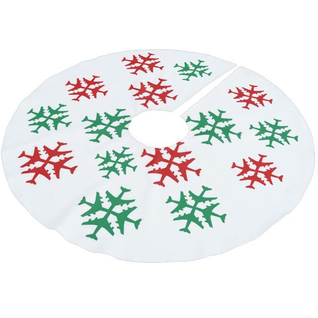 Jupon De Sapin En Polyester Brossé Livin la jupe rêveuse d'arbre (Angle)