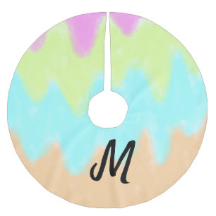 Jupon De Sapin En Polyester Brossé logo monogramme minimaliste simple personnalisé bo
