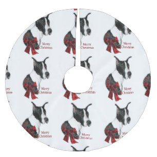 Jupon De Sapin En Polyester Brossé Mantle grand Dane Noël