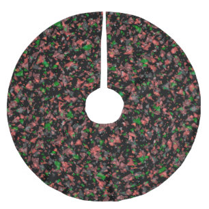 Jupon De Sapin En Polyester Brossé Marbre sans couture granit abstrait moderne motif