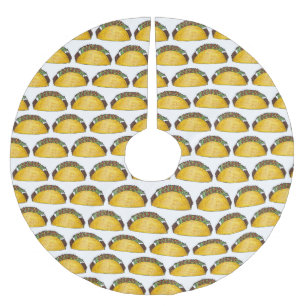 Jupon De Sapin En Polyester Brossé Mardi Taco Mexicain Tex Mex Nourriture Cinco de Ma