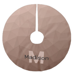 Jupon De Sapin En Polyester Brossé Marron moka à motif géométrique en maille Monogram