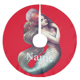 Jupon De Sapin En Polyester Brossé Mermaid Beauté de Redhead Thunder_Cove