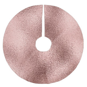 Jupon De Sapin En Polyester Brossé Métallique d'or rose : brillant Vintage.