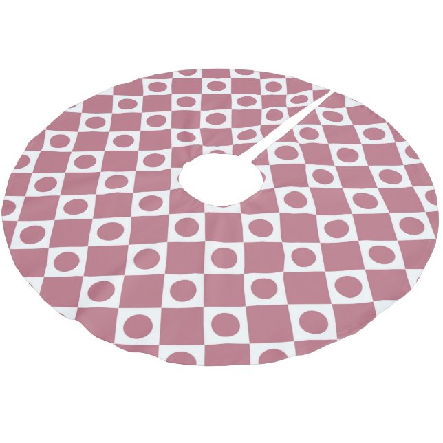 Jupon De Sapin En Polyester Brossé Mod Retro 60's Wildberry (Angle)